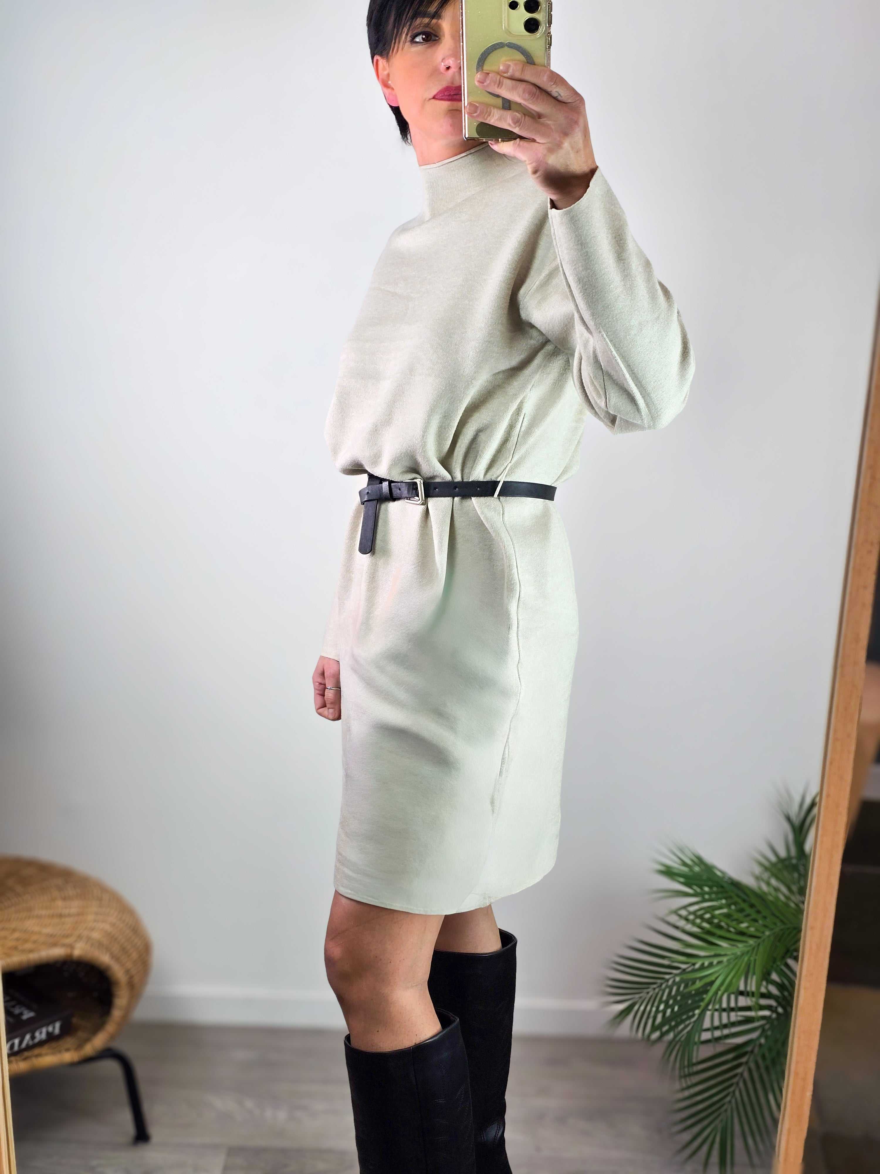 Abito con cintura Beige - Kikisix - Image 2
