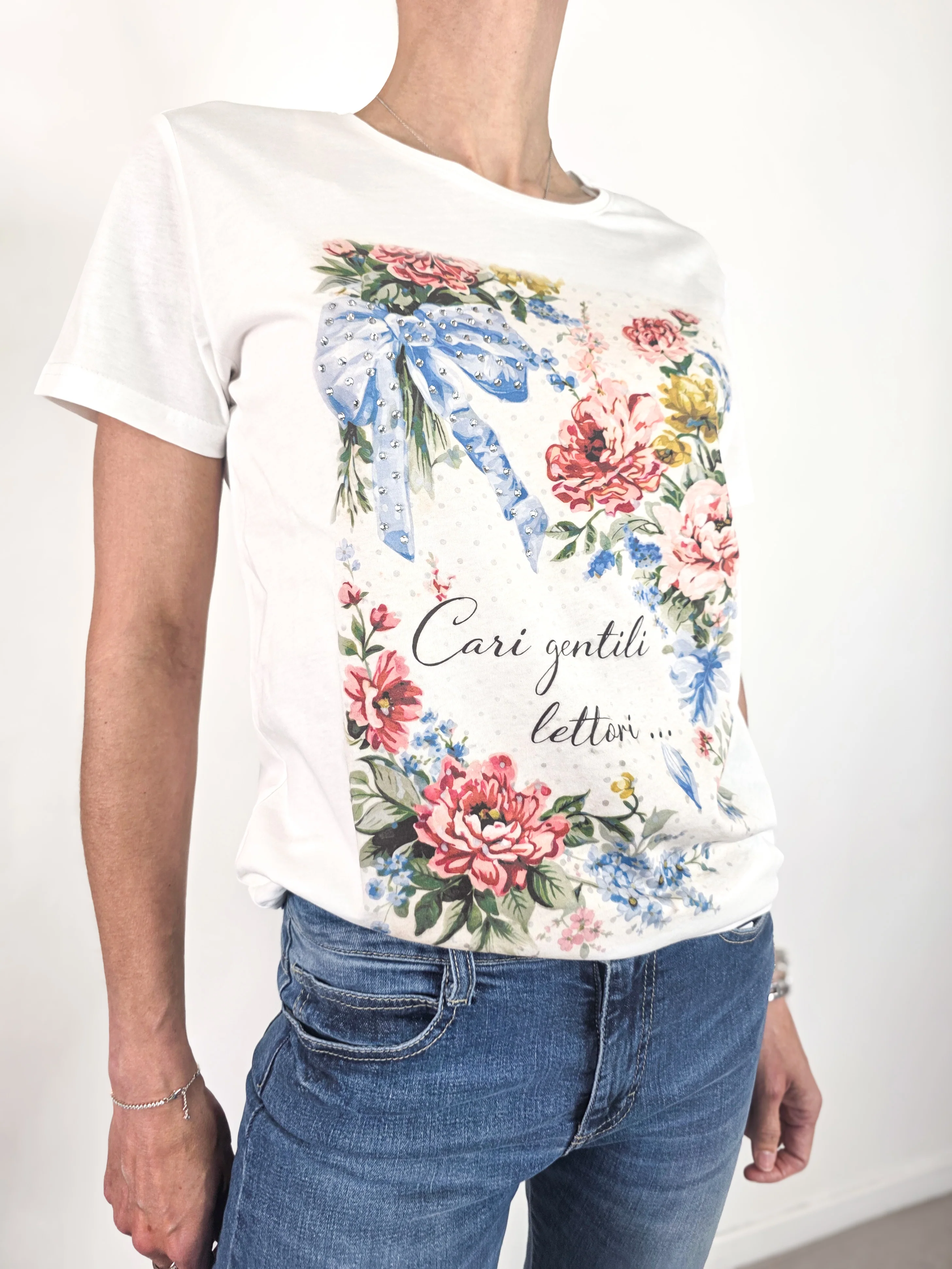 Kontatto - T-shirt Bridgerton - Bianco
