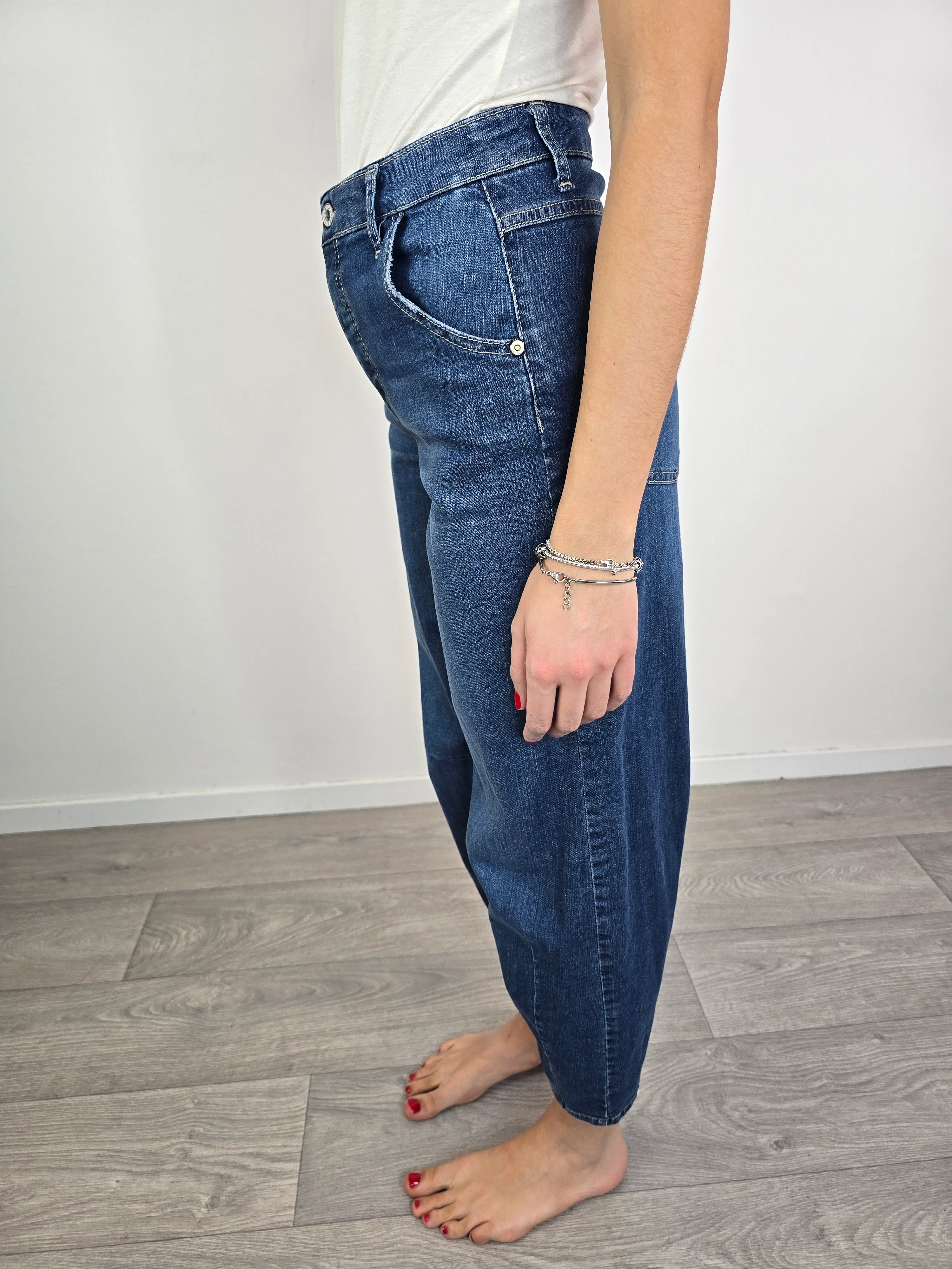 Please - Jeans baggy - Blu - Image 3
