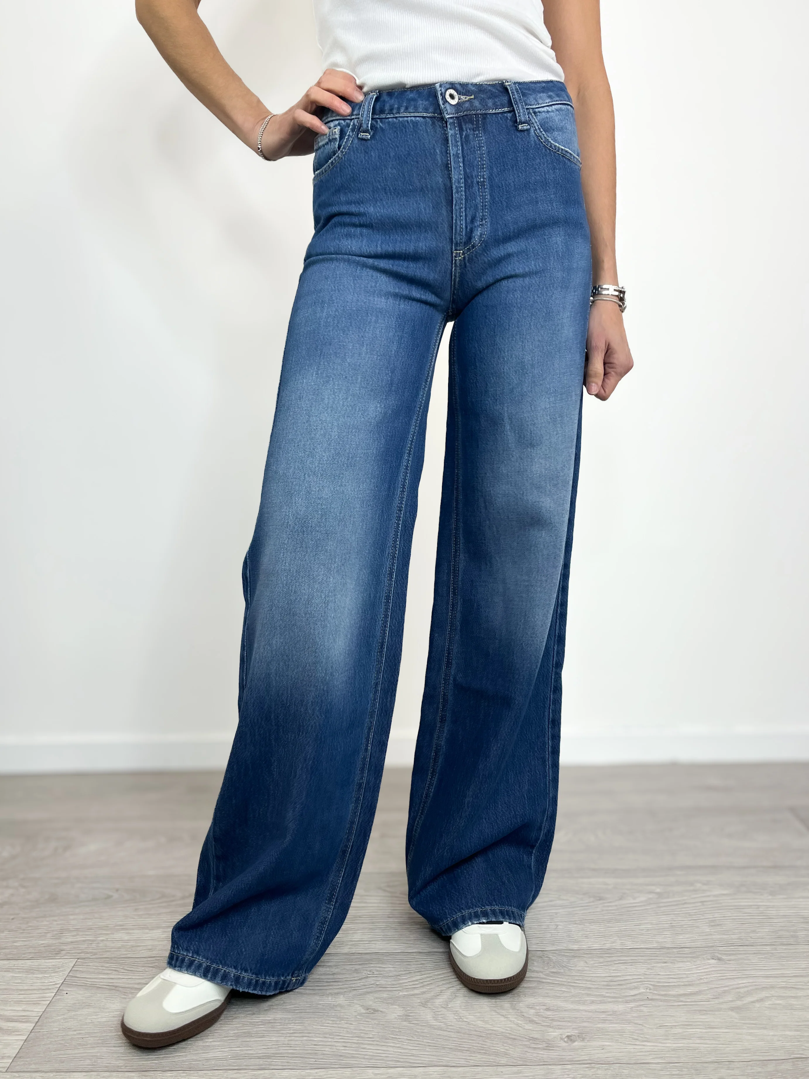 Please - Jeans bootcut - Blu