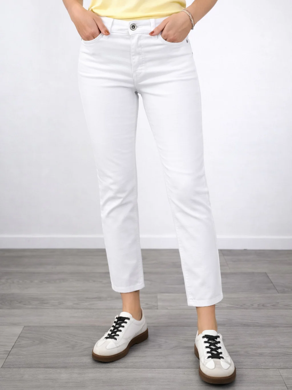 Please- pantalone a sigaretta - Bianco - Image 4