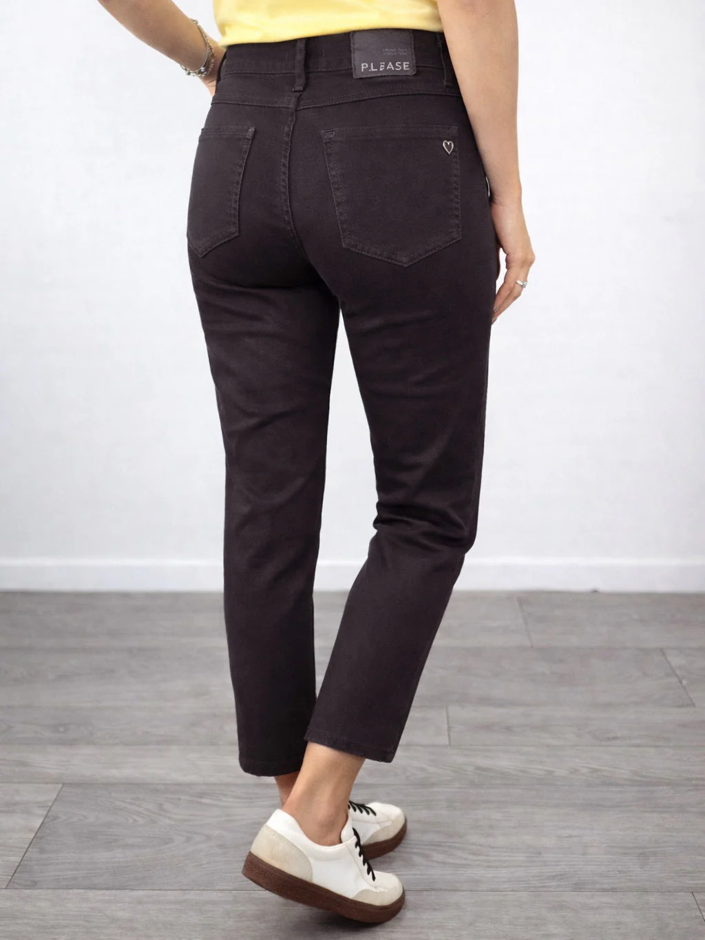 Please - Pantalone a sigaretta - Cioccolato - Image 4