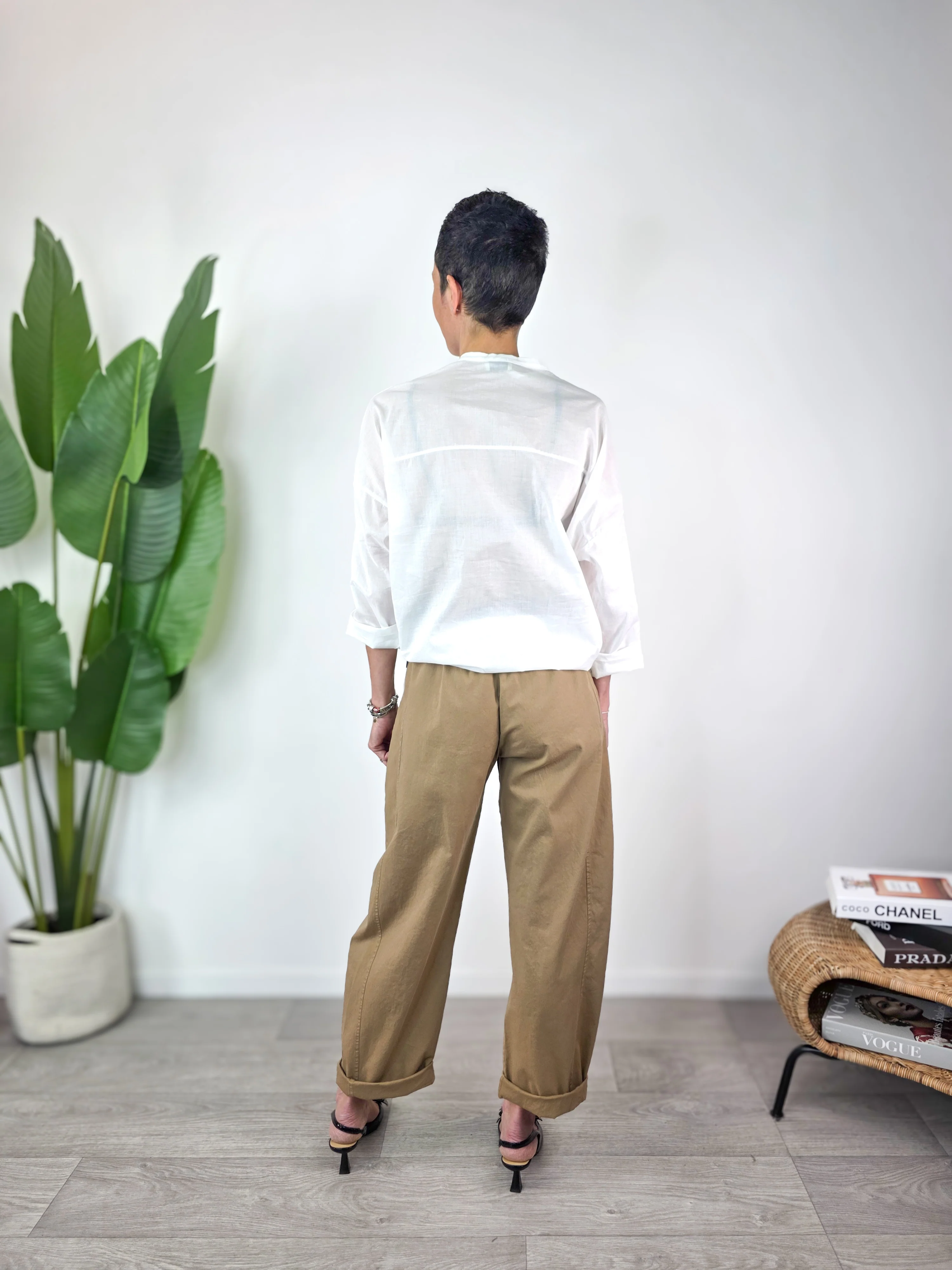 Susy Mix - Camicia Ricamata - Latte - Image 3