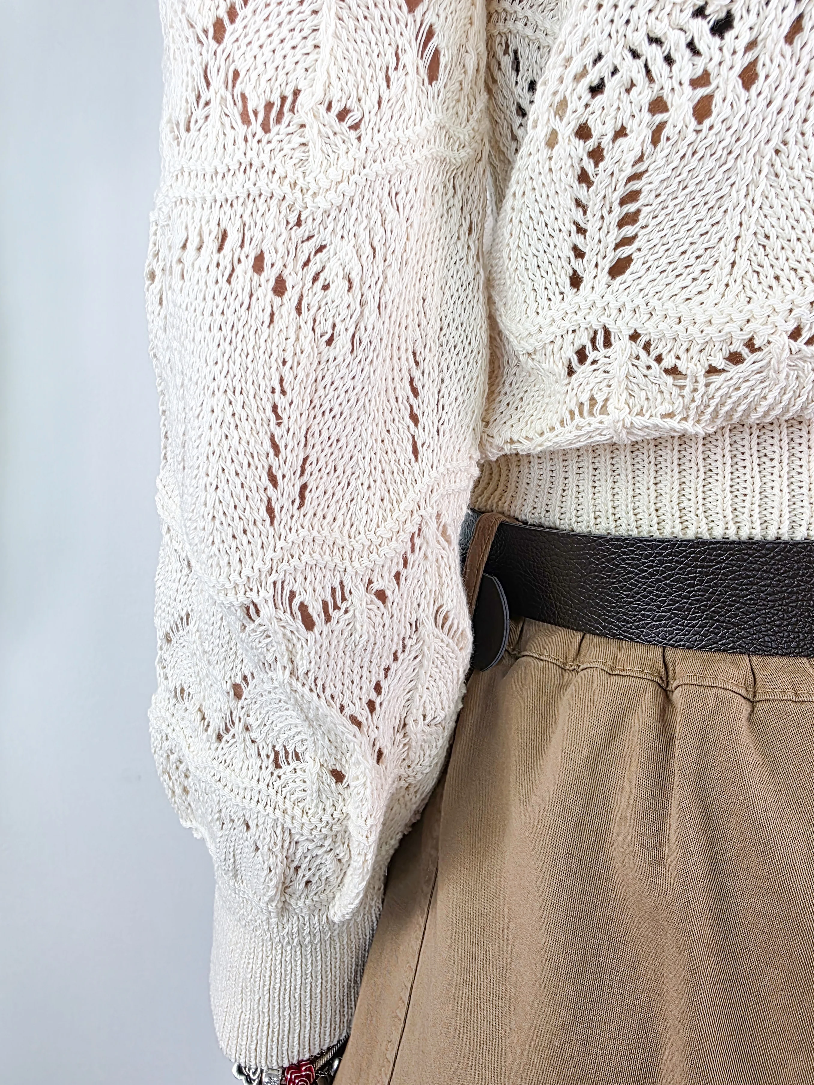 Susy Mix - Cardigan crop - Latte - Image 5
