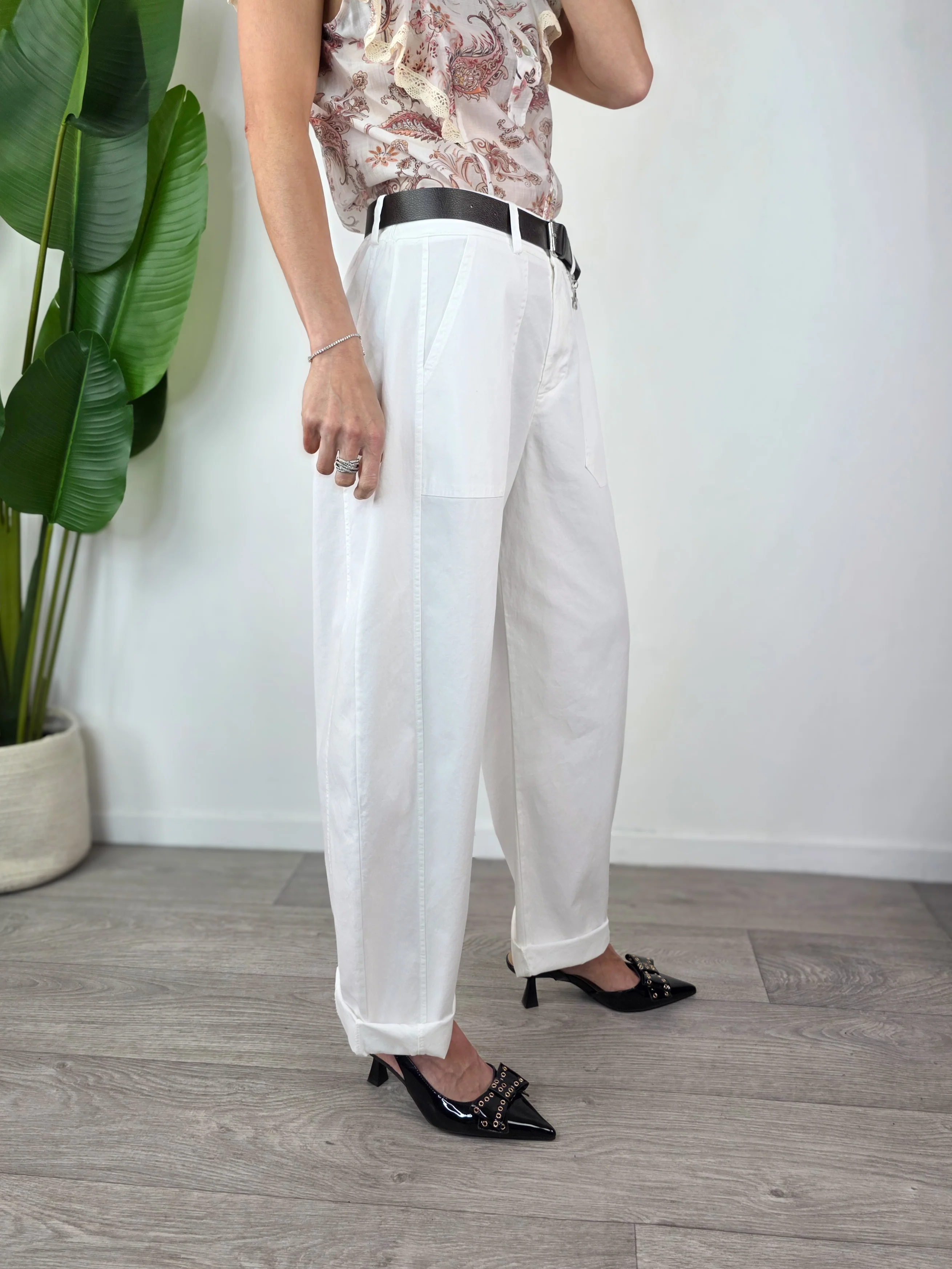 Susy Mix - Pantalone Stellina - Latte - Image 3