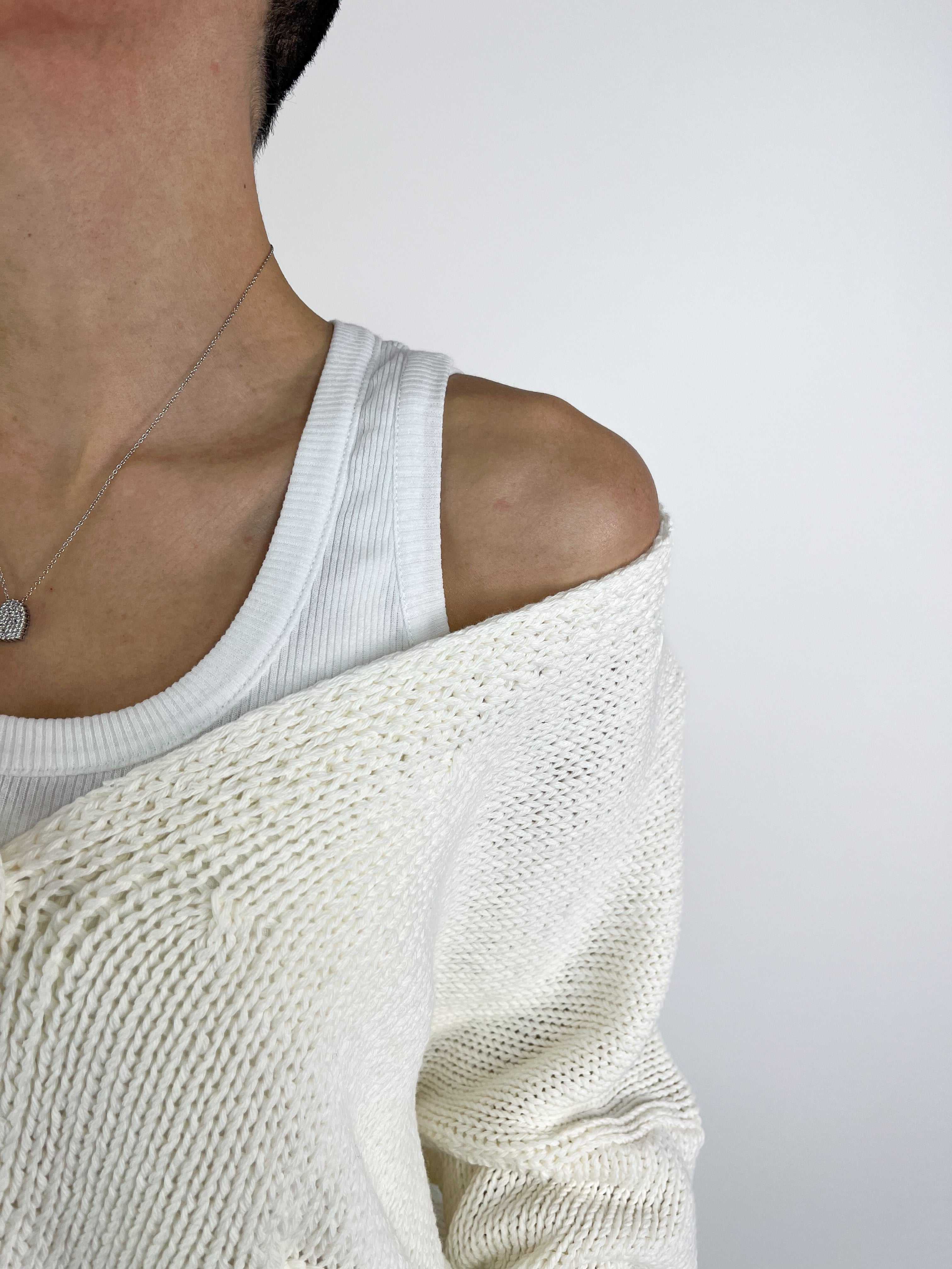 Vicolo - Cardigan Over - Bianco - Image 5