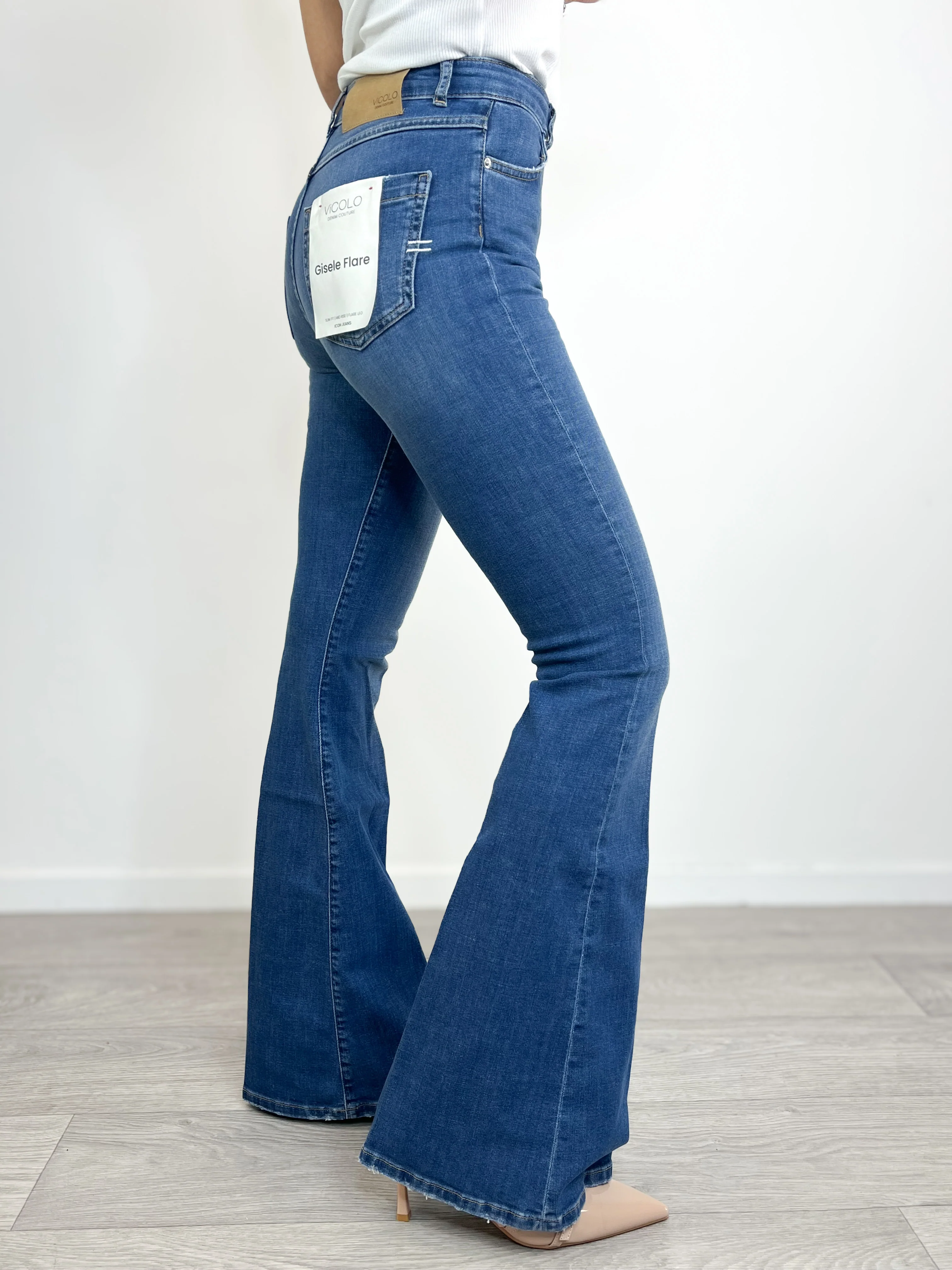 Vicolo - Jeans Gisele Flare - Blu - Image 3