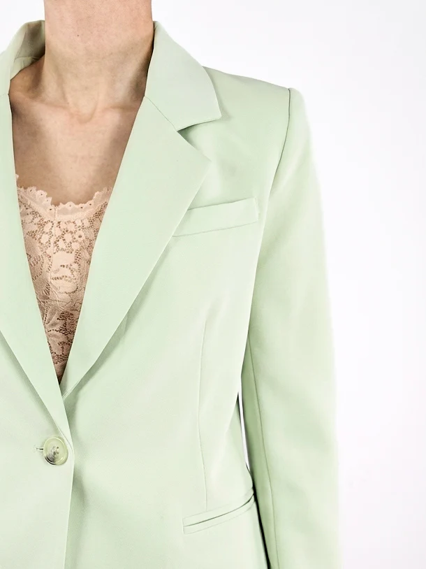 You Decide - Blazer monopetto - Verde pastello - Image 3