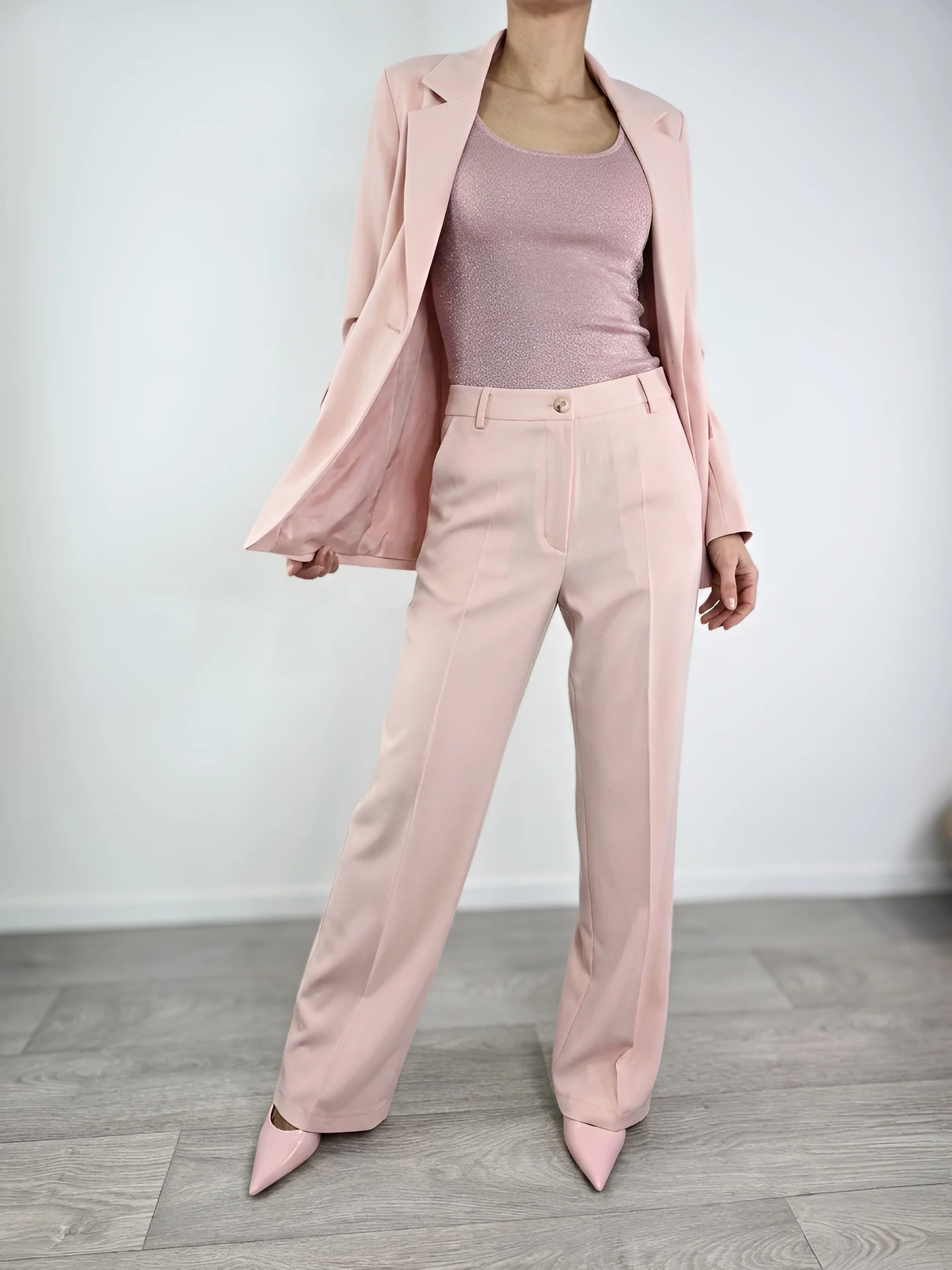 You Decide - Blazer monopetto - Rosa pastello - Image 4
